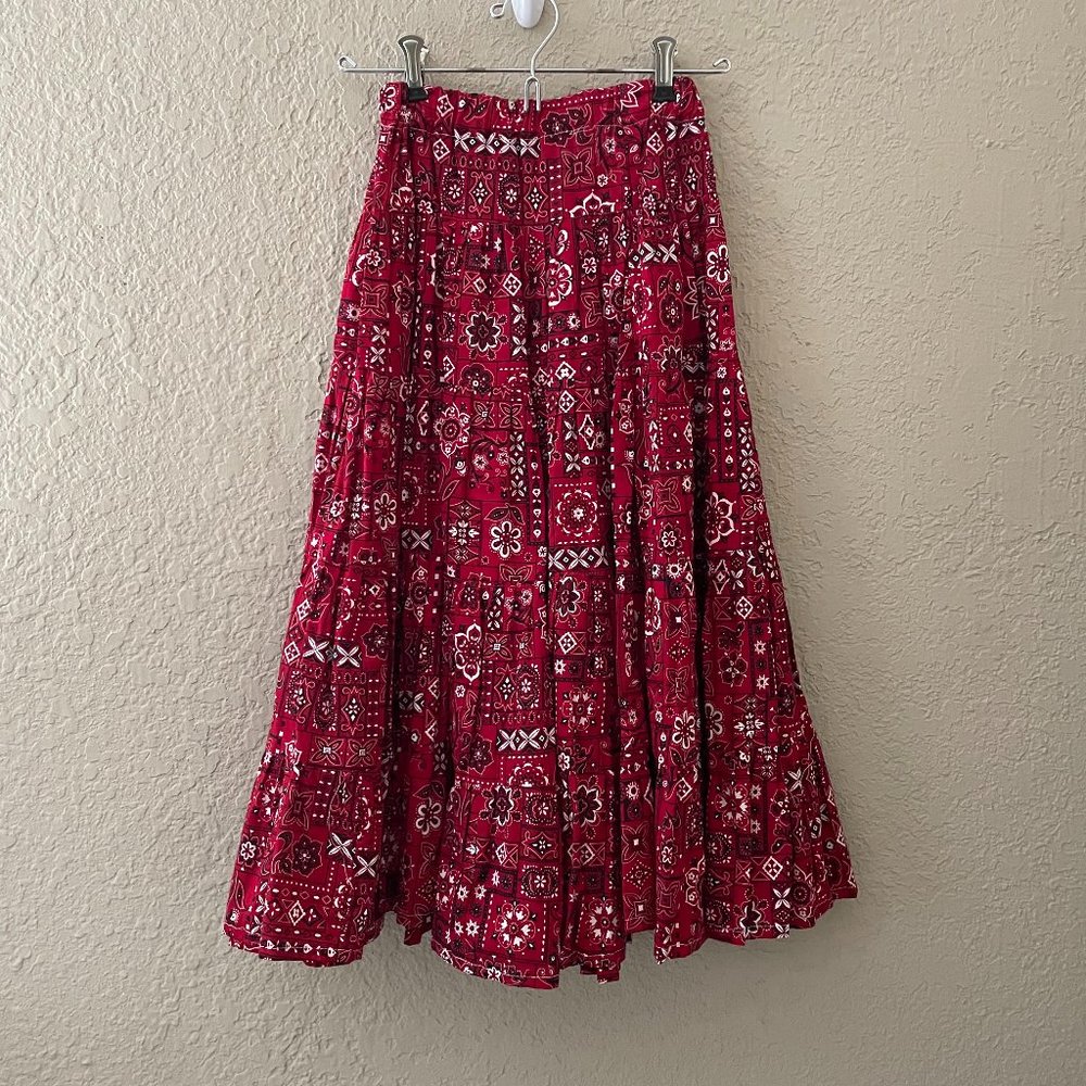 Handmade Circle Tiered Skirt
